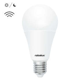 Е27 LED крушкa със сензор за светлина 10W, 220V, 2700K, 806lm, 220°, IP20, тип А60