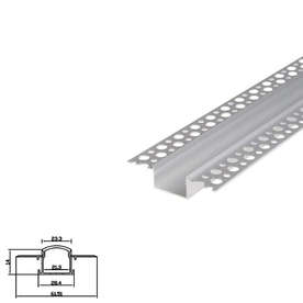 Алуминиев профил за вграждане в гипсокартон LVT 3006 GK