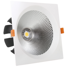 LED ЛУНА ЗА ВГРАЖДАНЕ, КВАДРАТ, РАЗСТЛАН ДИОД, 30W, 220V, IP20, 4200K, 90° 