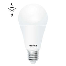 Е27 LED крушкa със сензор за движение и светлина 10W, 220V, 2700K, 806lm, 220°, IP20, тип А60