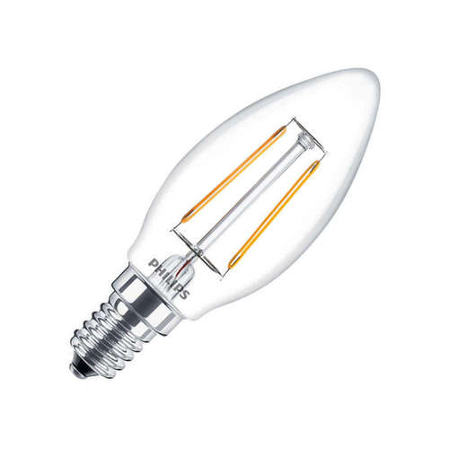 Винтидж LED крушка Philips LED Filament 2.3-25W/827 E14, тип форма B35