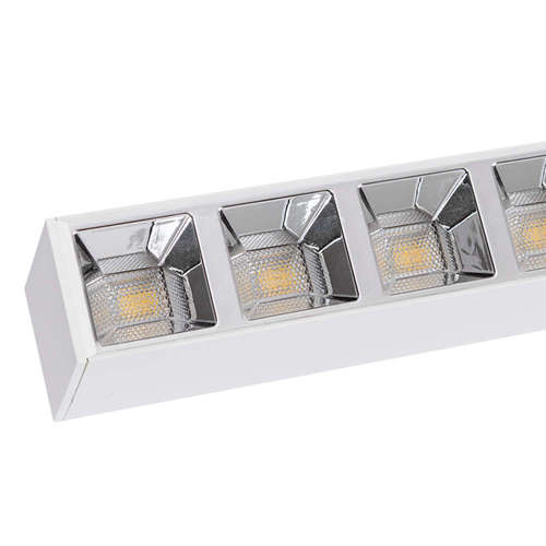 LED линейно осветително тяло Ultralux LSLG1204042, UGR<19, 1.2м, 40W, 4800lm, 4200K, 220-240VAC, IP20, бяло, 65⁰