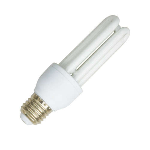 Енергоспестяващи крушки cfl Vito Econur, 3U, 20W, E27, 2700K, 220V, 1000 lm, U серия. Спрян