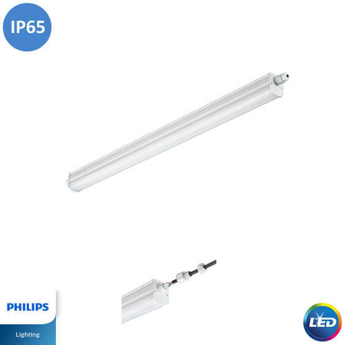 LED линейни осветителни тела Philips WT060C LED56S/840 PSU TW1 L1500, 220V, 56W, 4000K, 5600lm, 120°, IP65, 1500mm, 3 години гаранция