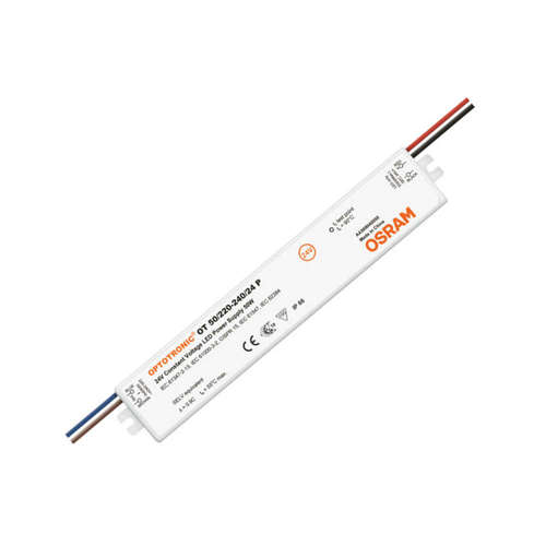 Захранване за LED ленти Osram 220/24V, 50W, IP66, три години гаранция