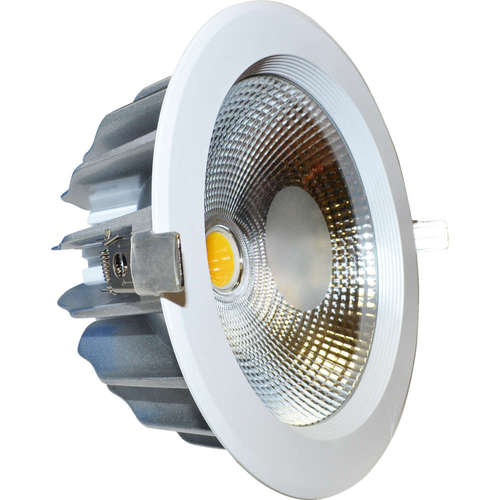 LED луна за вграждане 40W, 220V, 4500K неутрално бяла светлина, 3200lm, 120°, COB диод, IP21