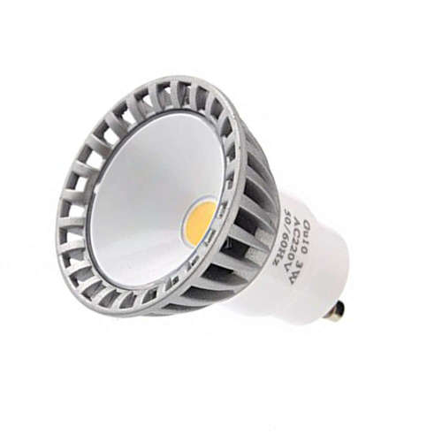 LED лунички 220V, 3W, GU10, 6000K бяла светлина, 240lm, 50°