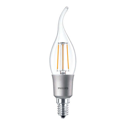 Димируеми LED крушки Philips E14 FILAMENT, 220V, 4.5W, 2700K, 470lm, 240°