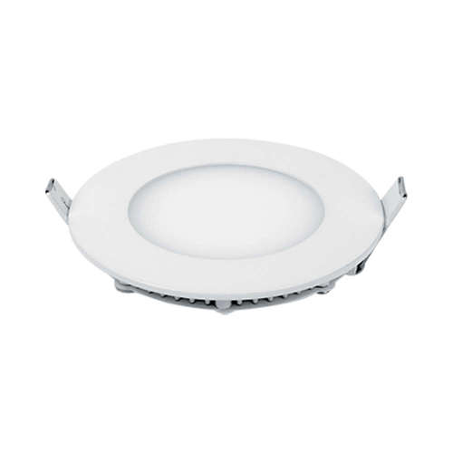 LED панели за вграждане 6W, 220V, кръг, 3000K, 480lm, 120°