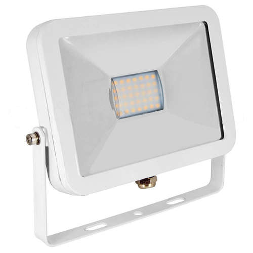 LED прожектори 20W, 220V, топла светлина, IP66, 900lm, 120°, бяло тяло