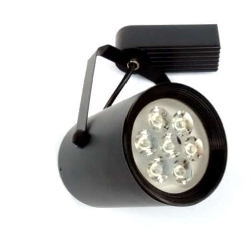 LED прожектори 7W, 220V, 6000K, 560lm, IP20, 60°, черен корпус