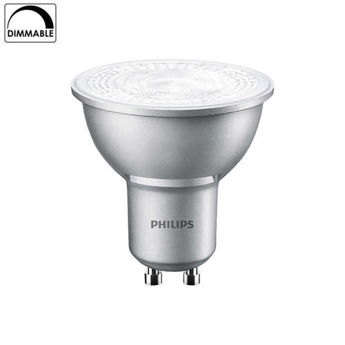 Димиращи LED спот лампи Philips 220V, GU10, 4.3W, 3000K, 375lm, 40°