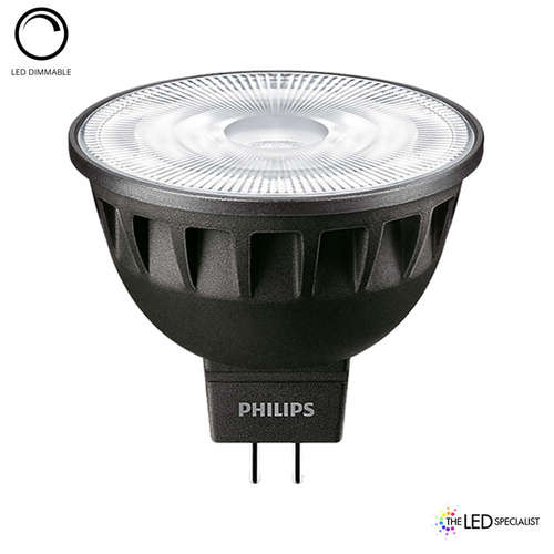 LED луничкa Philips, димируема, 12V, цокъл GU5.3, 6.5W, 2700K, 430lm, 60°, CRI 97