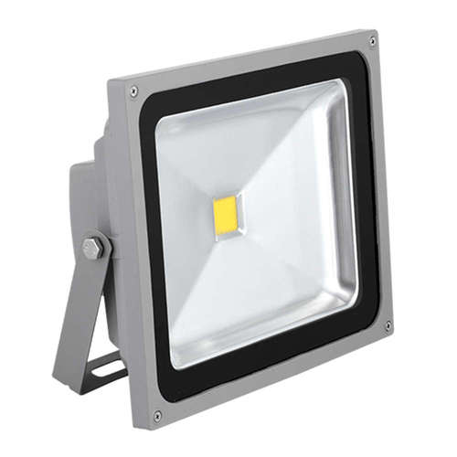 LED Прожектори 50W, 220V, 5500K, 2250lm, 120°, COB, сиво тяло, IP65