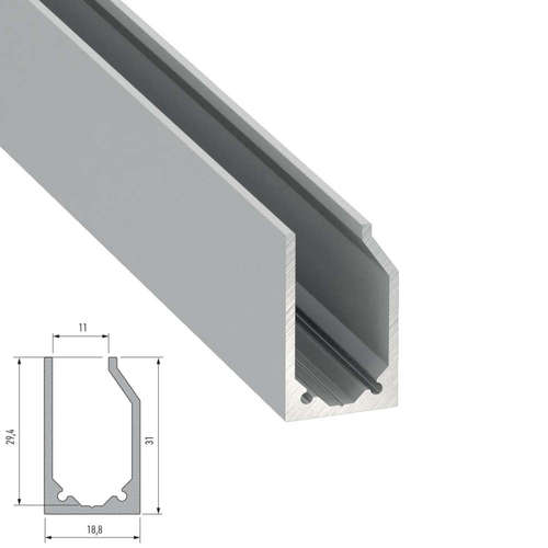 Алуминиев профил за стъкло Lumines Lighting I10 10-0464-30