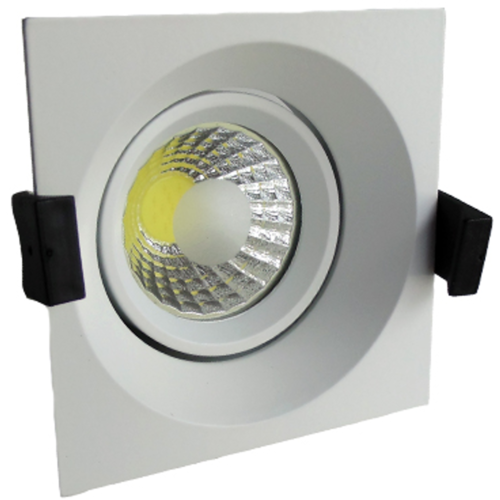 LED ЛУНА ЗА ВГРАЖДАНЕ, КВАДРАТ, ПРОМЕНЛИВ ЪГЪЛ, РАЗСТЛАН ДИОД, 8W, 220V, IP20, 4200K, 60° 