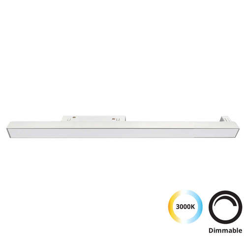 Магнитен линеен LED прожектор 48VDC 31W 999lm 3000K 110⁰ CRI85 димируем Viokef Lighting 4244305