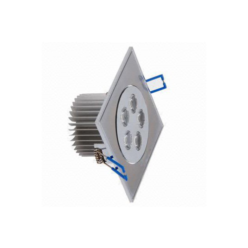 LED ЛУНА ЗА ВГРАЖДАНЕ, КВАДРАТ, 5W, 220V, IP21, 6000K, 40°, ПРОМЕНЛИВ ЪГЪЛ