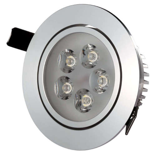 LED ЛУНА ЗА ВГРАЖДАНЕ 5W, 220V, IP20, 3000K, 400lm, 120°