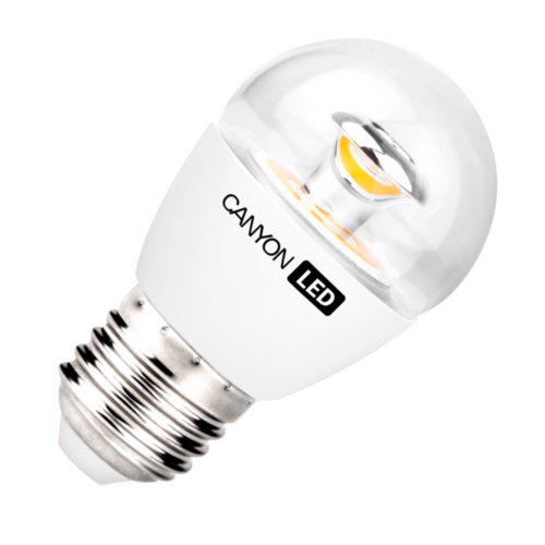 LED крушка Е27 Canyon, 3.3W, 220V, 2700K, тип форма P45, 150° 