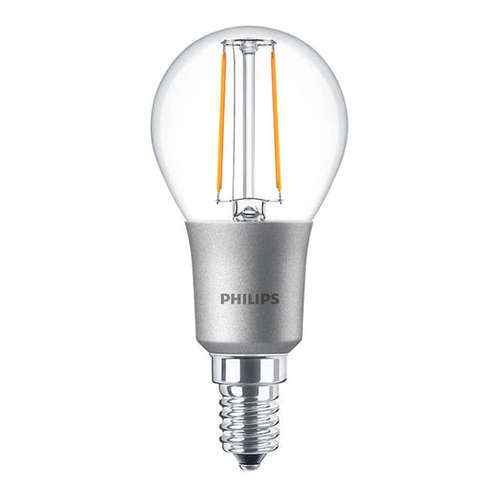 Димируеми LED крушки Philips E14 FILAMENT, 220V, 4.5W, 2700K, 470lm, 300°