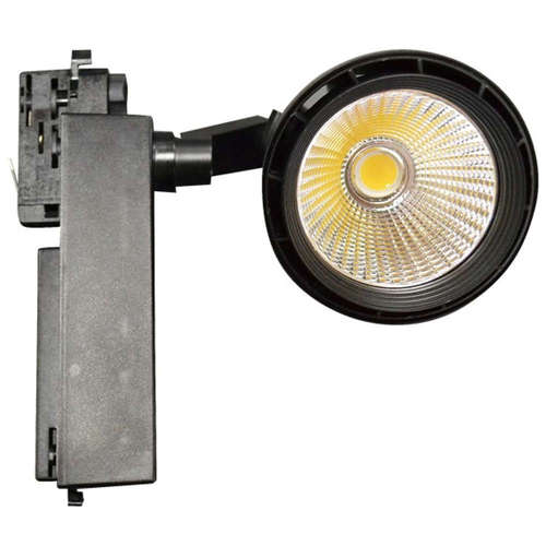 LED прожектори 33W, 220V, 4000K, 2300lm, IP21, 22°, черен корпус