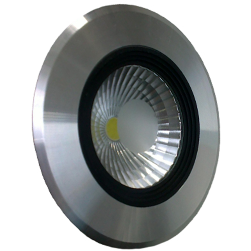 LED ЛУНА ЗА ВГРАЖДАНЕ, КРЪГ, РАЗСТЛАН ДИОД, ИНОКС, 3W, 220V, IP20, 6000K, 120°