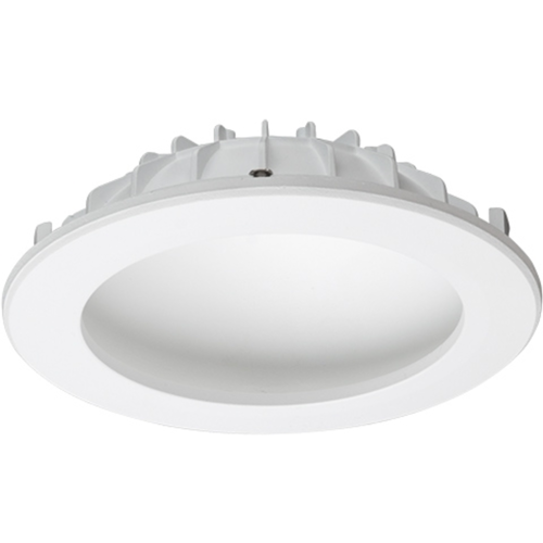 LED луна за вграждане с индиректно осветяване 8W, 220V, кръг, 2700K, 120°, SMD2835, IP20, без трептене на светлината