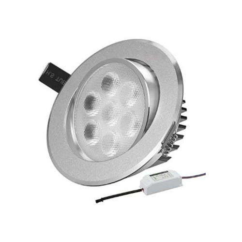 Подвижна LED ЛУНА ЗА ВГРАЖДАНЕ 7W, 220V, IP20, 3000K, 560lm, 120°