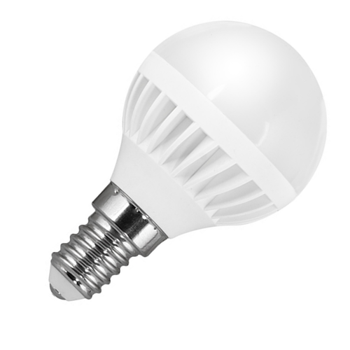 LED крушки E14 UltraLux LBM5E1427, 5W, 220V, 2700K, SMD 2835, 260°. Спрян