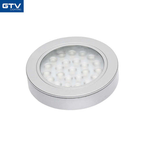 Мебелна LED луна GTV Vasco LD-VA24CB-53, 12VDC, 1.7W, 130lm, 3000K, за вграждане или външен монтаж