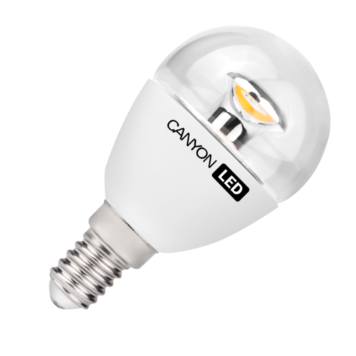 LED крушка Е14 Canyon, 3.3W, 220V, 2700K, тип форма P45, 150° 