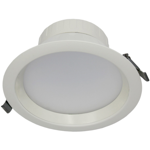 LED ЛУНА ЗА ВГРАЖДАНЕ, КРЪГЛА, 12W, 220V, IP44, 6000K, 100°