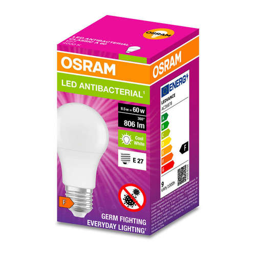 Антибактериална LED крушка Е27 Osram 4058075560673