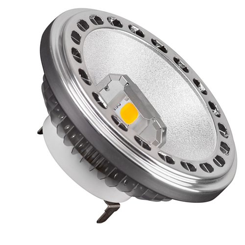 LED спот Ultralux LAR12G531527, AR111 UltraLux, 15W, 12V, 2700K, 40°, димиращ. Спрян