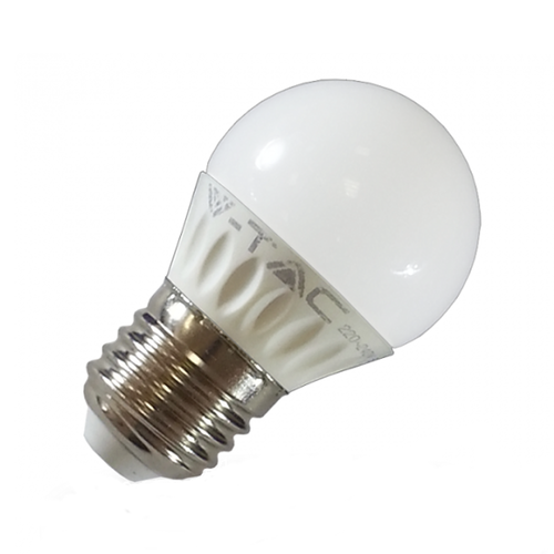 LED крушки Е27 V-TAC, 4W, 220V, 6000K, 320lm, 160°